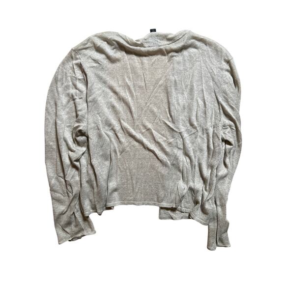 Eileen Fisher Linen Women Beige Cardigan Size XL - Picture 4 of 7